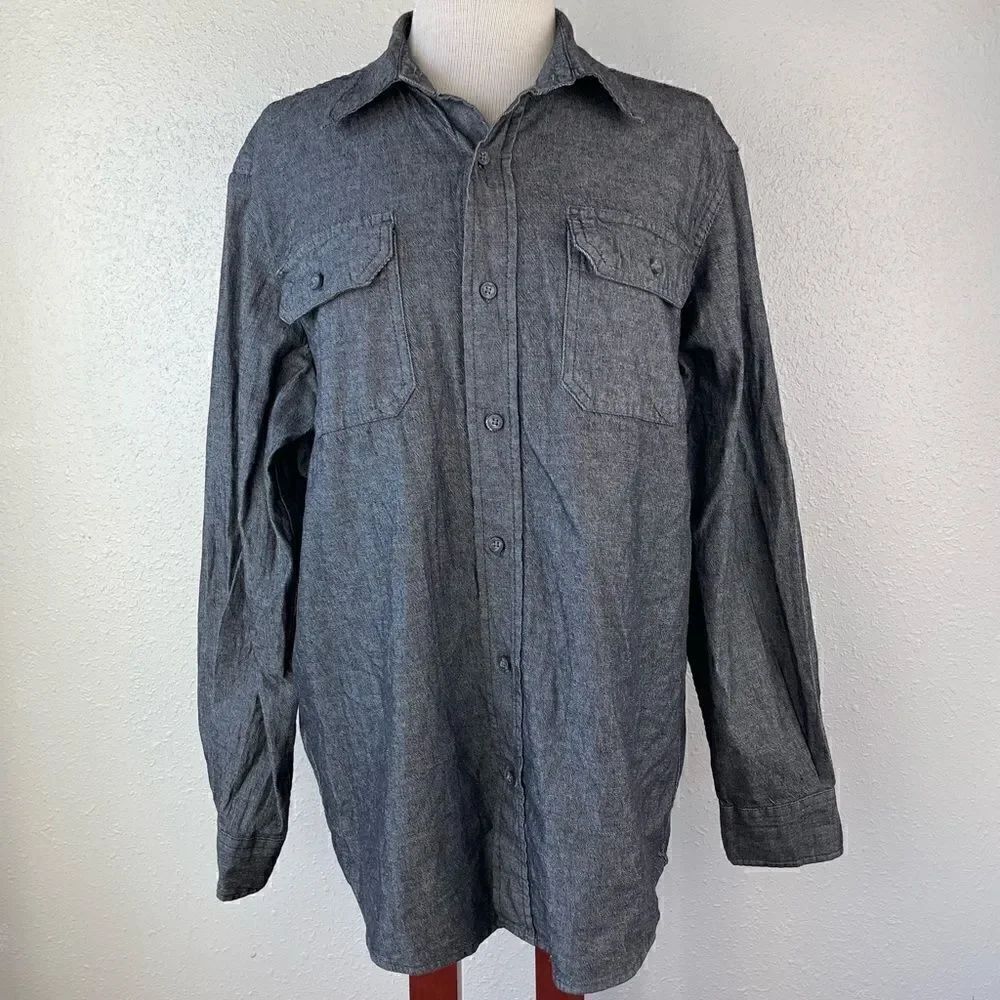 Wrangler Flex for Comfort Button Down Shirt Size M EUC